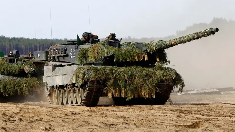 Leopard 2 beraksi di Ukraine?