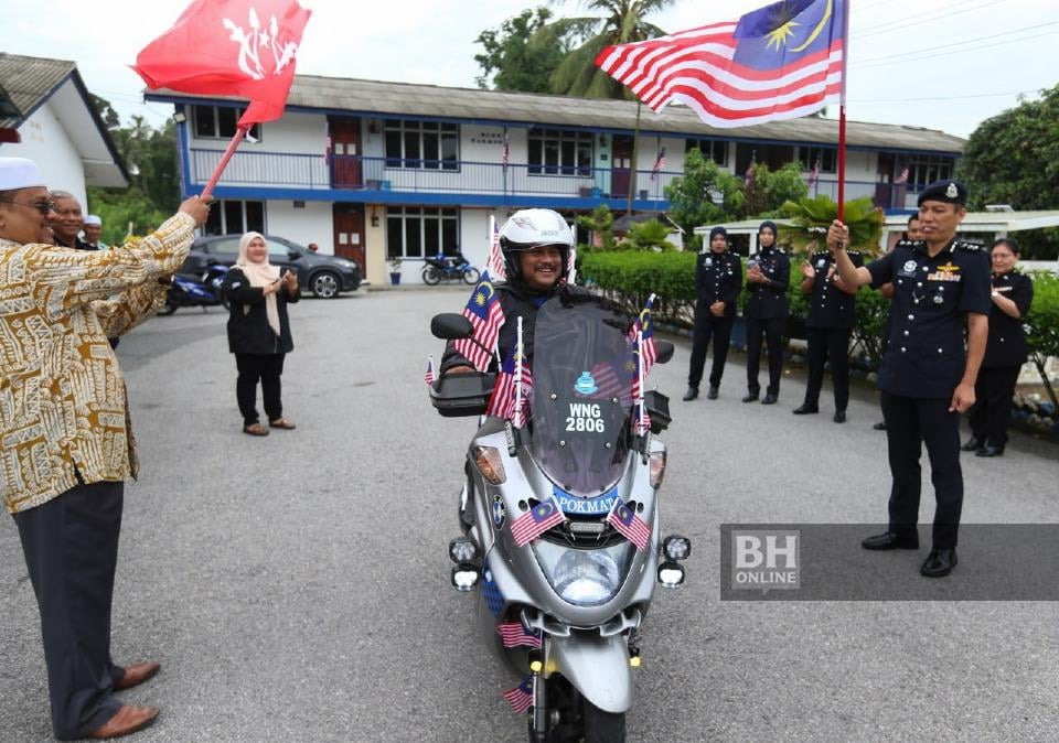 Pembantu Perawatan Kesihatan teruskan Kembara Solo Merdeka sejauh 3,500 KM