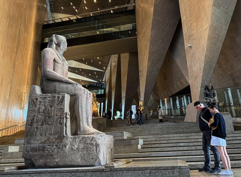 Grand Egyptian Museum mengumumkan soft opening Grand Staircase kepada pelawat